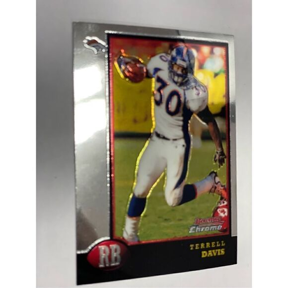 Terrell Davis 1998 bowman chrome #50 mint condition - Picture 3 of 6